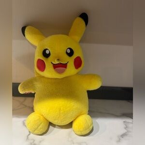 Pikachu Pokemon Build A Bear Workshop Large Plush 18"  Stuffed Animal Toy Sound